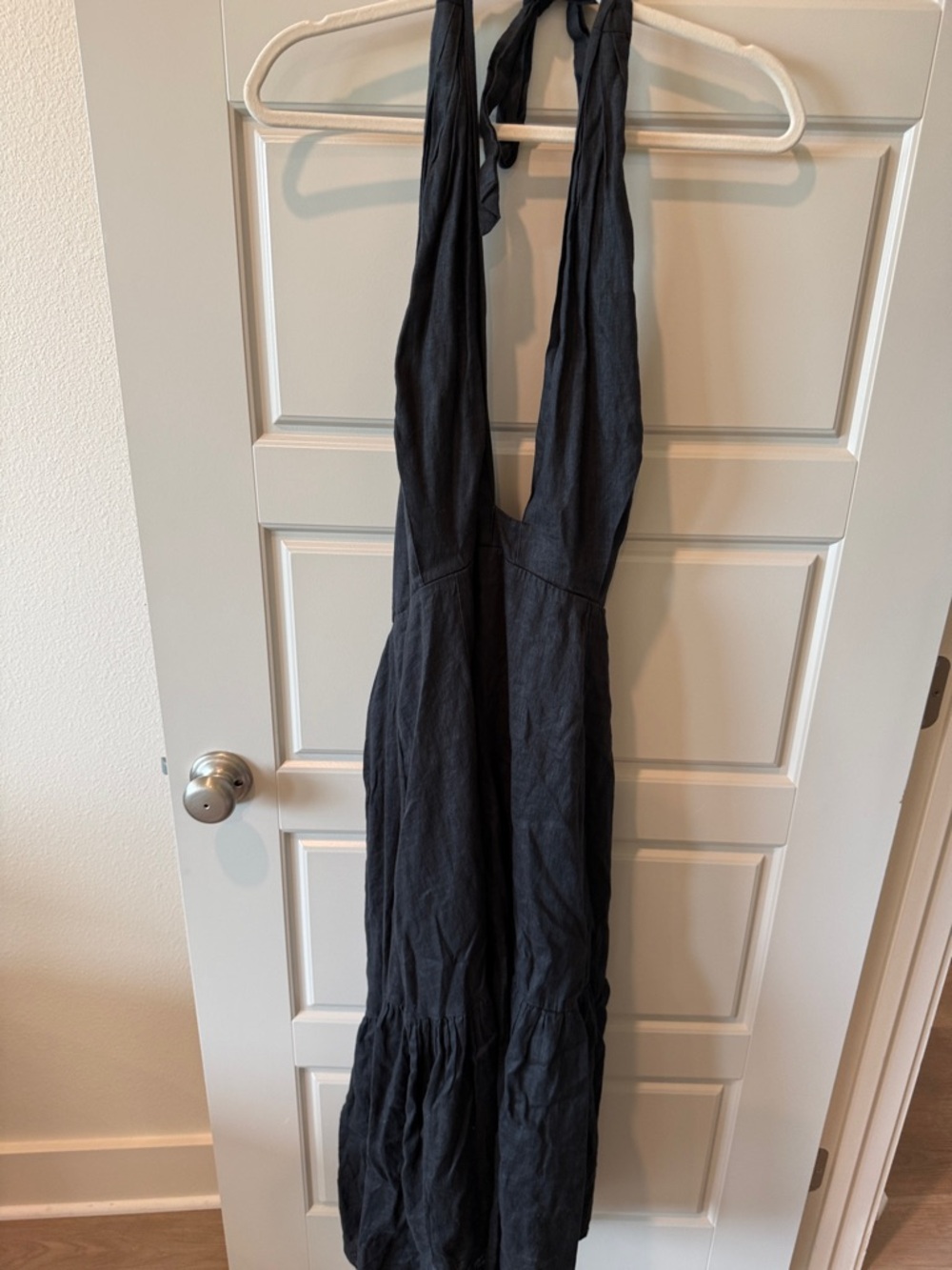 Little Lies Amelie Halter Linen Dress - Picture 3 of 3